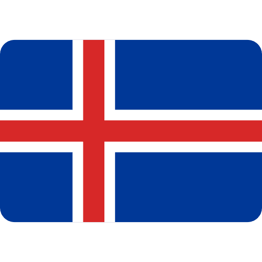 Iceland Flag Icon in SVG, PNG formats
