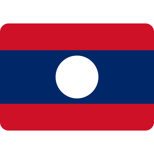 Laos Flag Icon in SVG, PNG formats