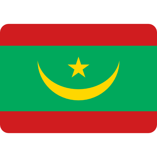 Mauritania Flag Icon in SVG, PNG formats