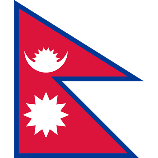 Nepal Flag Icon in SVG, PNG formats