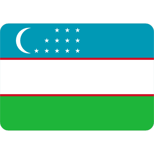 Uzbekistan Flag Icon in SVG, PNG formats
