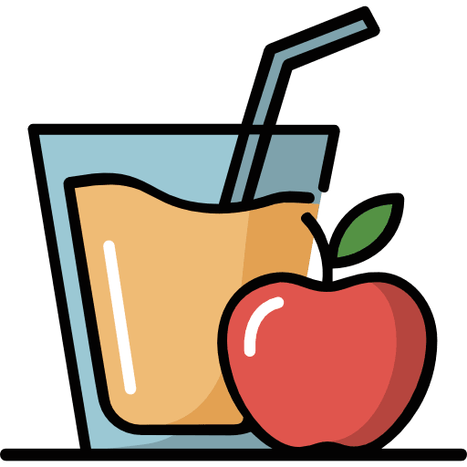 Apple Juice Glass Icon in SVG, PNG formats