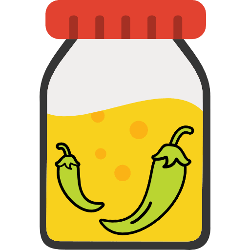 Pickle Jar Color Icon in SVG, PNG formats