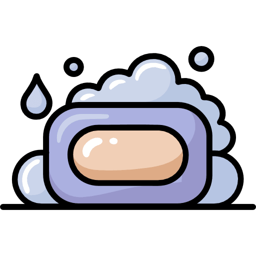 Bath Soap Bar Icon in SVG, PNG formats