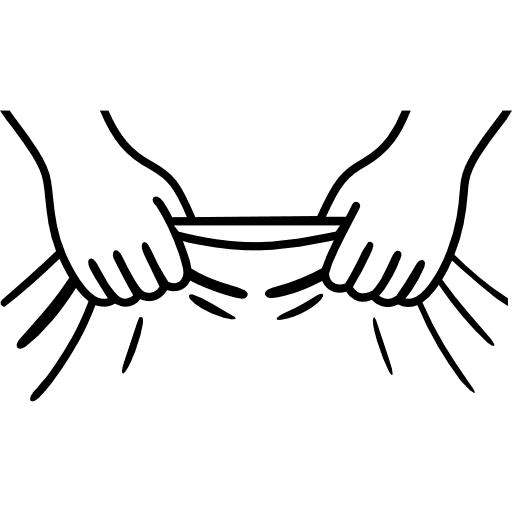 Pulling A Bed Sheet Outline Icon in SVG, PNG formats