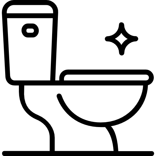 Toilet Seat Outline Icon in SVG, PNG formats