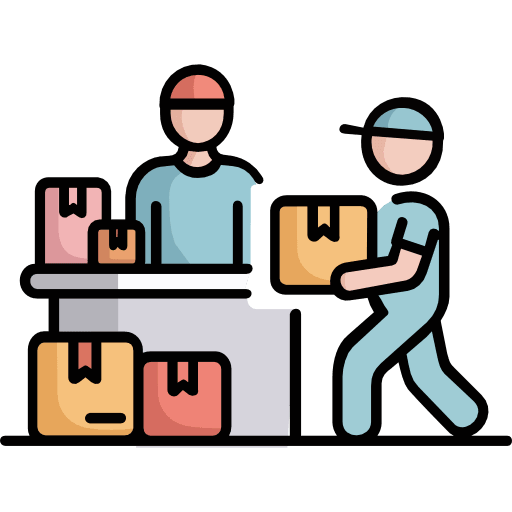 Delivery Process Icon in SVG, PNG formats