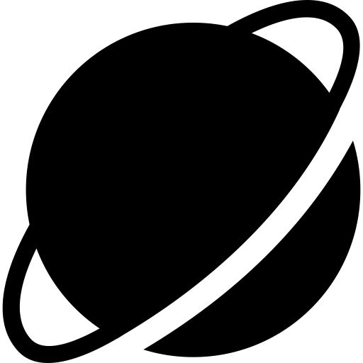Planet Space Icon in SVG, PNG formats