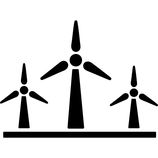 Wind Turbines Icon in SVG, PNG formats