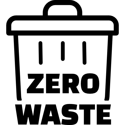Zero Waste Outline Icon in SVG, PNG formats