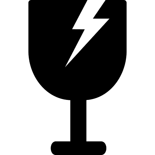 Fragile Symbol Icon in SVG, PNG formats