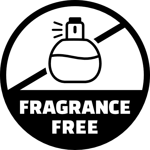 Fragrance Free Sign Black Icon in SVG, PNG formats