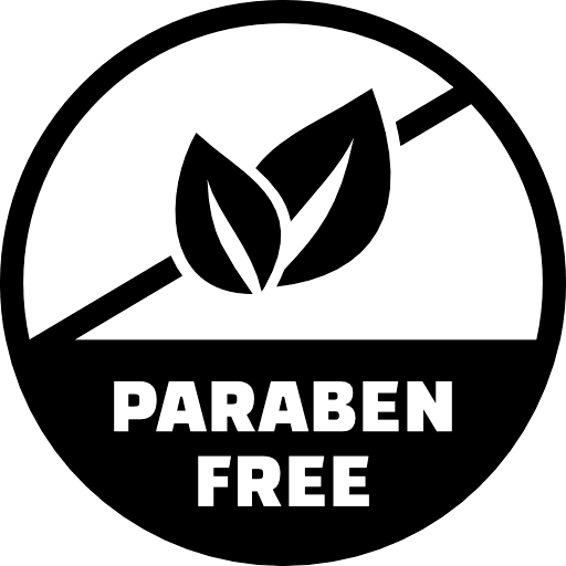 Paraben Free Sign Black Icon in SVG, PNG formats