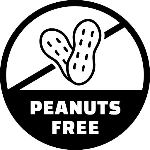 Peanuts Free Sign Black Icon in SVG, PNG formats