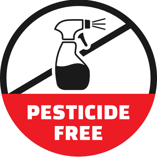 Pesticide Free Sign Icon in SVG, PNG formats