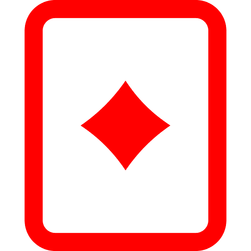 Playing Card Diamond Icon in SVG, PNG formats