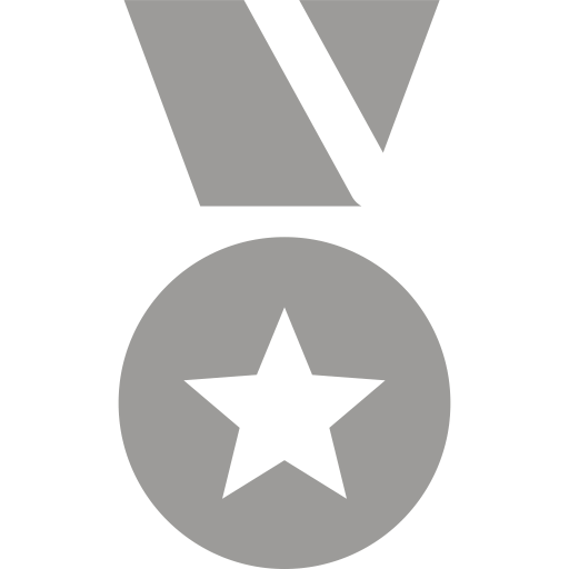 Silver Medal Icon in SVG, PNG formats