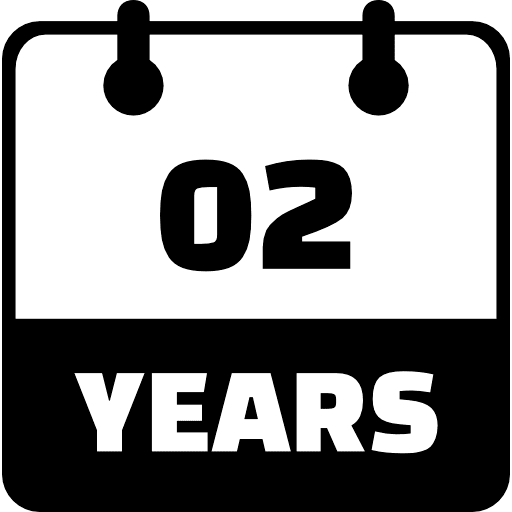 2 Years Black Icon in SVG, PNG formats