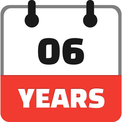 6 Years Icon in SVG, PNG formats