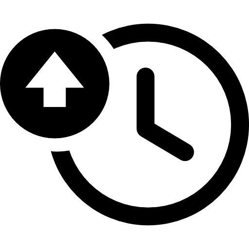 Uptime Arrow Icon in SVG, PNG formats