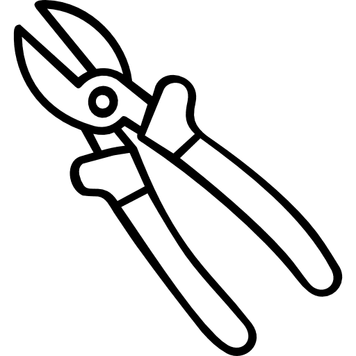 Plier Outline Icon in SVG, PNG formats