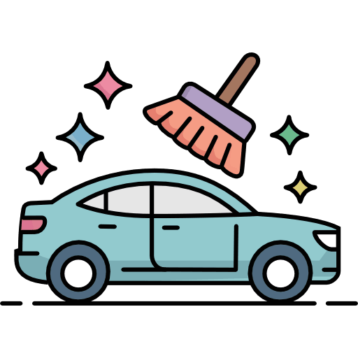 Car Cleaning Icon in SVG, PNG formats