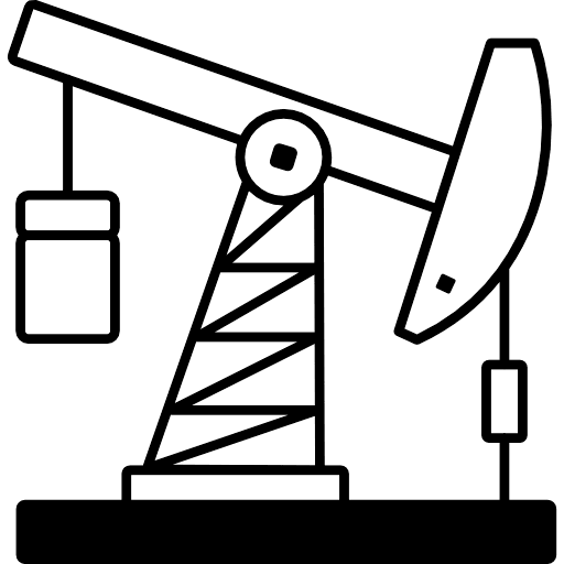 Fossil Fuel Extraction Icon in SVG, PNG formats