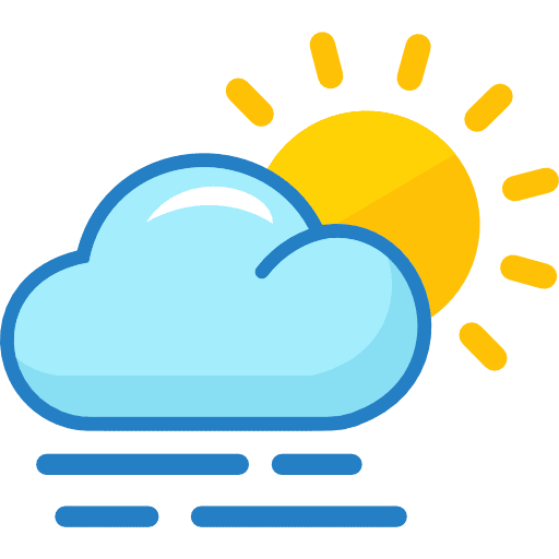 Day Cloud Fog Color Icon in SVG, PNG formats