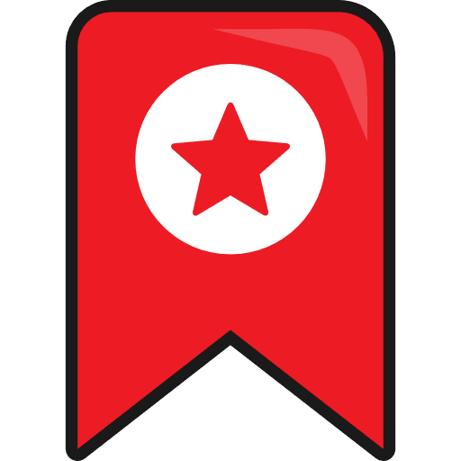 Bookmark With Star Icon in SVG, PNG formats