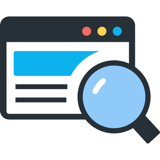 Web Search Icon in SVG, PNG formats